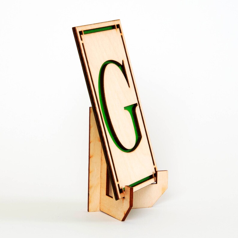Wooden Easel Laser Cut Card Stand Greetings Card Holder Etsy
