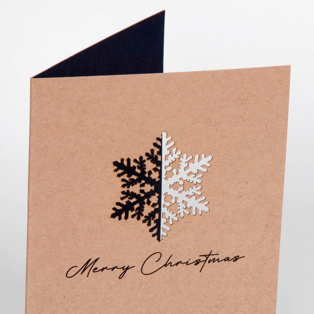 Laser Cut Out Snowflake Christmas Card Snowflake Motif Kraft Etsy laser-cut-out-snowflake-christmas-card-snowflake-motif-kraft-etsy