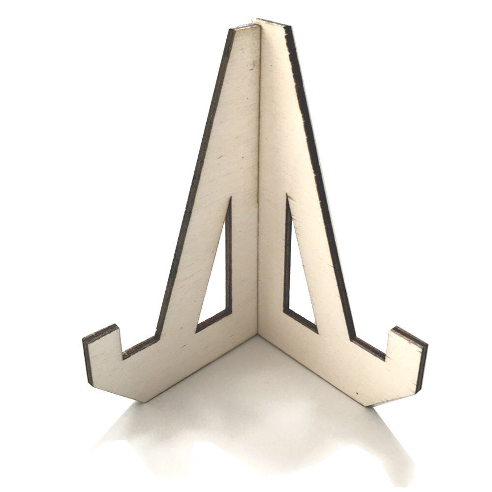 Wooden Easel Laser Cut Card Stand Greetings Card Holder Etsy UK