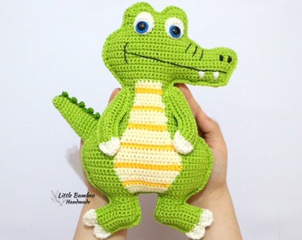 PATTERN- Alligator Ragdoll-Crochet Pattern, pdf