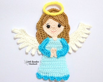 PATTERN- Angel Applique-Crochet Pattern, pdf