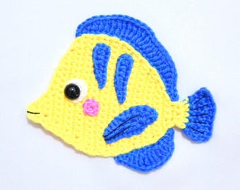 Fish Applique Crochet Pattern (PDF)
