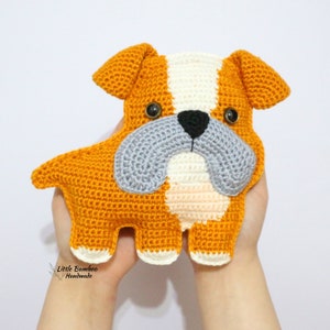 PATTERN- Bulldog Ragdoll-Crochet Pattern, pdf