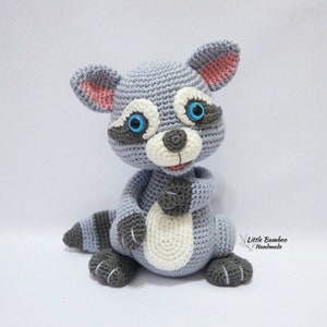 PATTERN - Ringo The Raccoon - Crochet Pattern, pdf