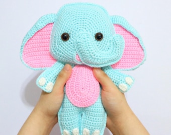 Elephant Ragdoll Crochet Pattern (PDF)