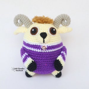 PATTERN - Goat The 12 Zodiac Egg - Crochet Pattern, pdf