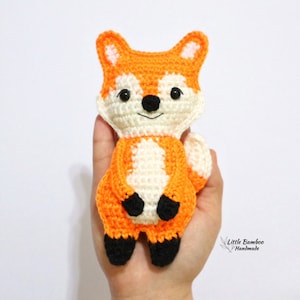 PATTERN- Pocket Fox-Crochet Pattern, pdf