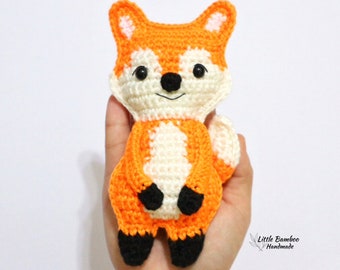 PATTERN- Pocket Fox-Crochet Pattern, pdf