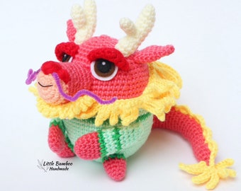 PATTERN - Dragon The 12 Zodiac Egg - Crochet Pattern, pdf