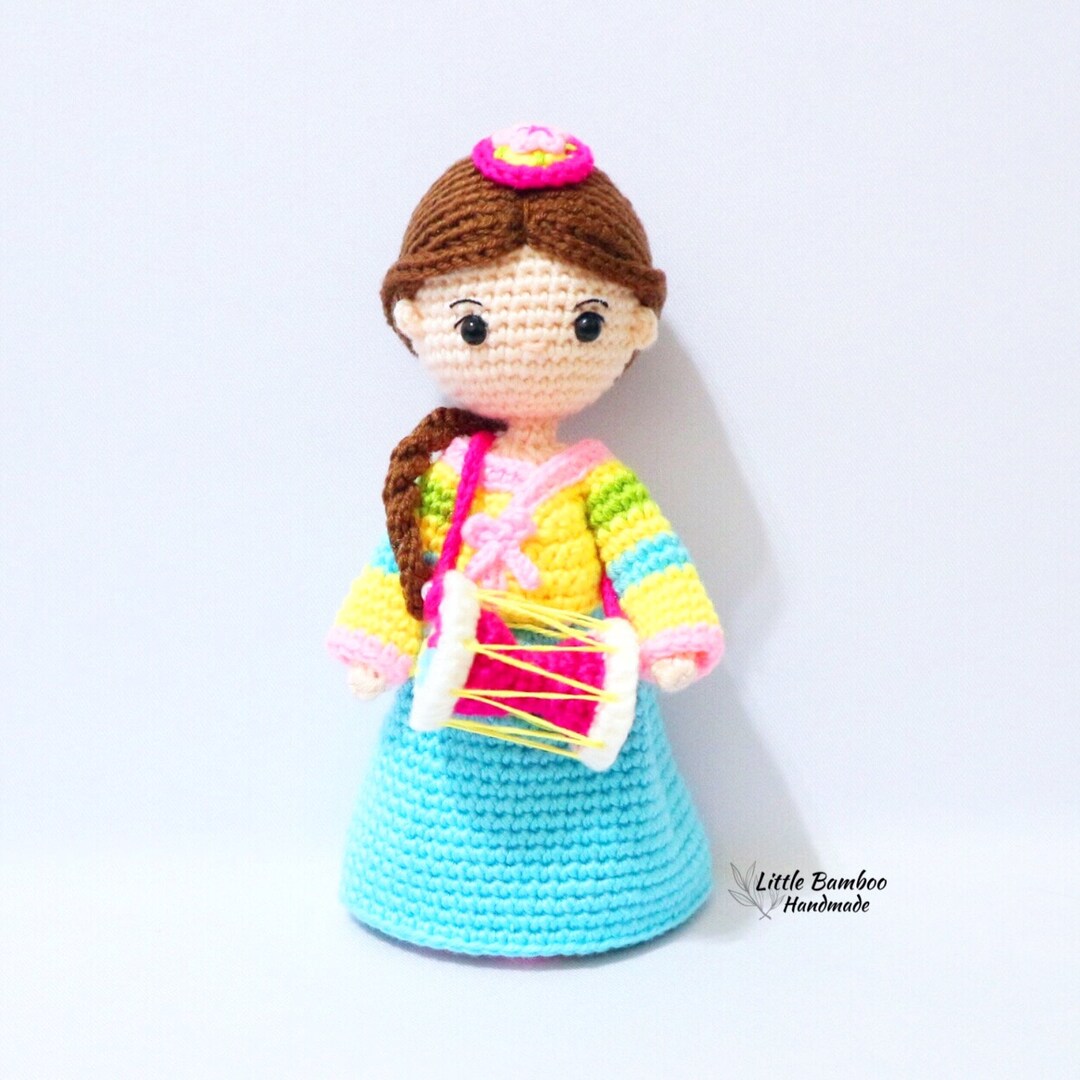 Patterngyuri the Korean Girlcrochet Pattern, Pdf Etsy