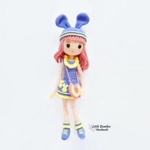 PATTERN-Easter Bunny Girl-Crochet Pattern, pdf