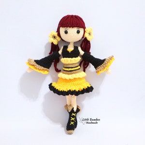 PATTERN-Rumi The Sunflower Girl-Crochet Pattern, pdf