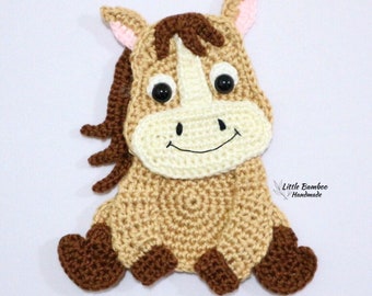 PATTERN- Horse Applique-Crochet Pattern, pdf