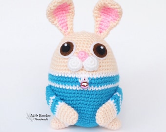 PATTERN - Rabbit The 12 Zodiac Egg - Crochet Pattern, pdf