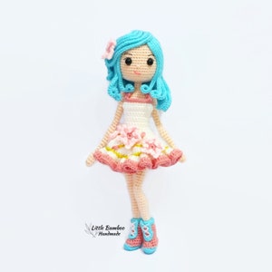 PATTERN-Plum Blossom Girl-Crochet Pattern, pdf