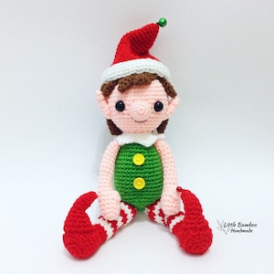 PATTERN - Christmas Elf - Crochet pattern, pdf