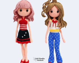 PATTERN-Mindy The Dress Up Doll-Crochet Pattern, pdf