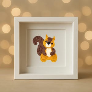 PATTERN- Squirrel Applique-Crochet Pattern, pdf image 3