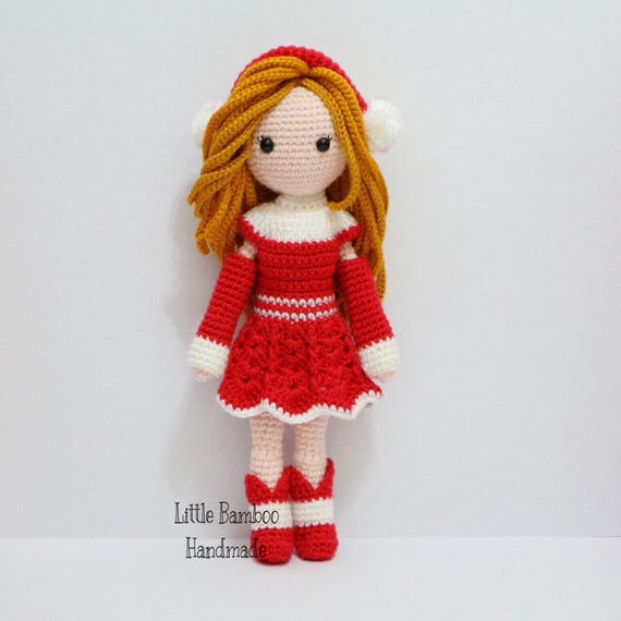 PATTERNChloe The Red Dress GirlCrochet Pattern pdf Etsy