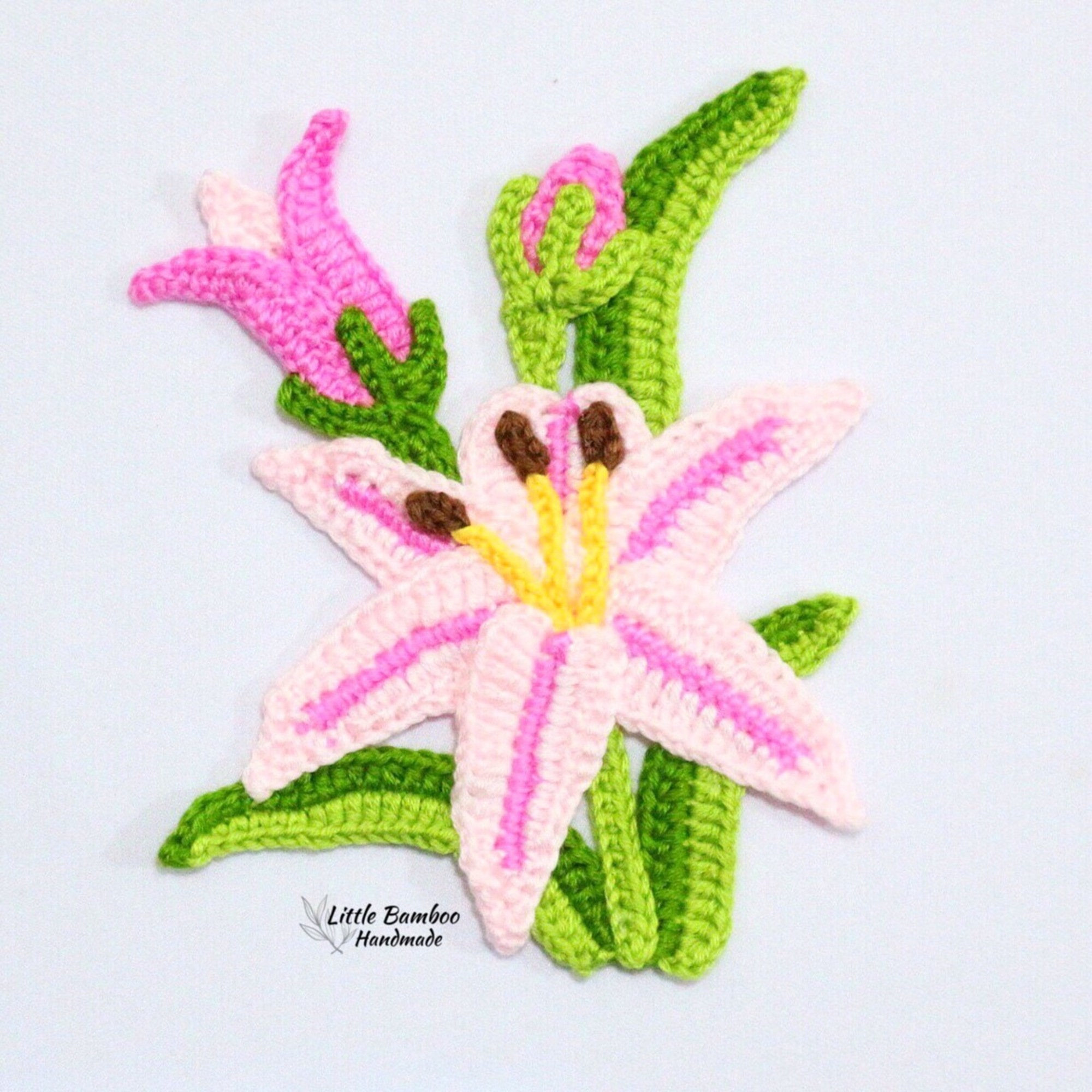PATTERN Lily AppliqueCrochet Pattern pdf Etsy