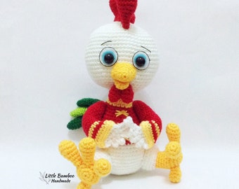 MODÈLE - Le coq de la prospérité - Patron au crochet, pdf