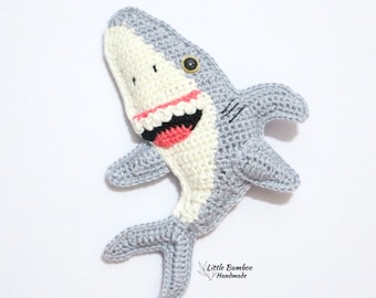 PATTERN-Shark Ragdoll-Crochet Pattern, pdf