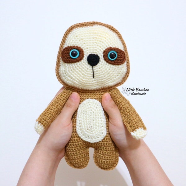 PATTERN- Sloth Ragdoll-Crochet Pattern, pdf