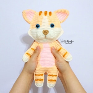 PATTERN- Cat Ragdoll-Crochet Pattern, pdf