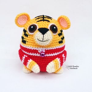 PATTERN - Tiger The 12 Zodiac Egg - Crochet Pattern, pdf