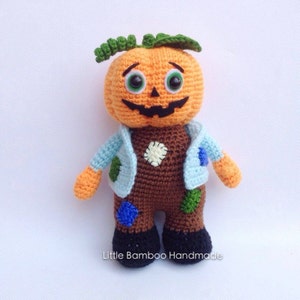 PATTERN- Pumpkin Jack-Crochet Pattern, pdf