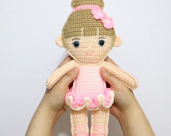 Ballerina Ragdoll Crochet Pattern (PDF)