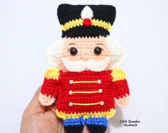 PATTERN- Nutcracker Ragdoll / Ornament-Crochet Pattern, pdf