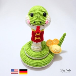 PATTERN-The Prosperity Snake-Crochet Pattern, pdf image 1