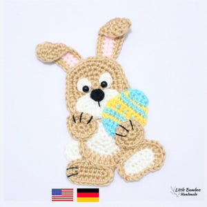 ANLEITUNG- Osterhase Applikation-Häkelanleitung, pdf