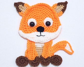 Fox Applique Crochet Pattern (PDF)