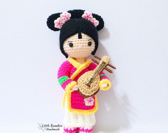 PATTERN-Ruyi The Chinese Girl-Crochet Pattern, pdf