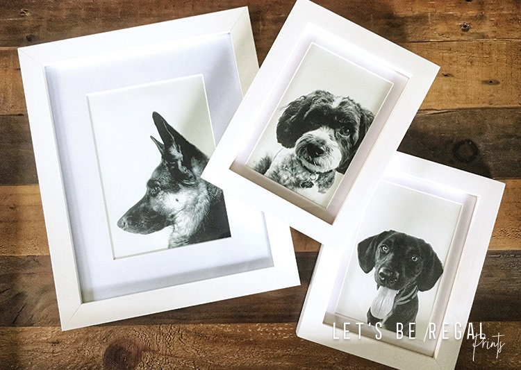 Framed Custom Pet/baby Print: 5x7 Print With 8x10 Frame - Etsy