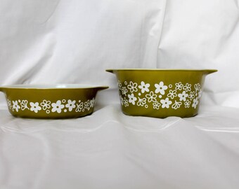 Vintage Pyrex Spring Blossoms Dishes