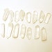 Medium-Sized Quartz Crystal Points- 15 pieces/42.4g. QP008