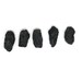 5 Black Tektites made by a Meteorite- TEK001