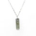 Tiny Terrarium: Garden Moss Quartz Necklace