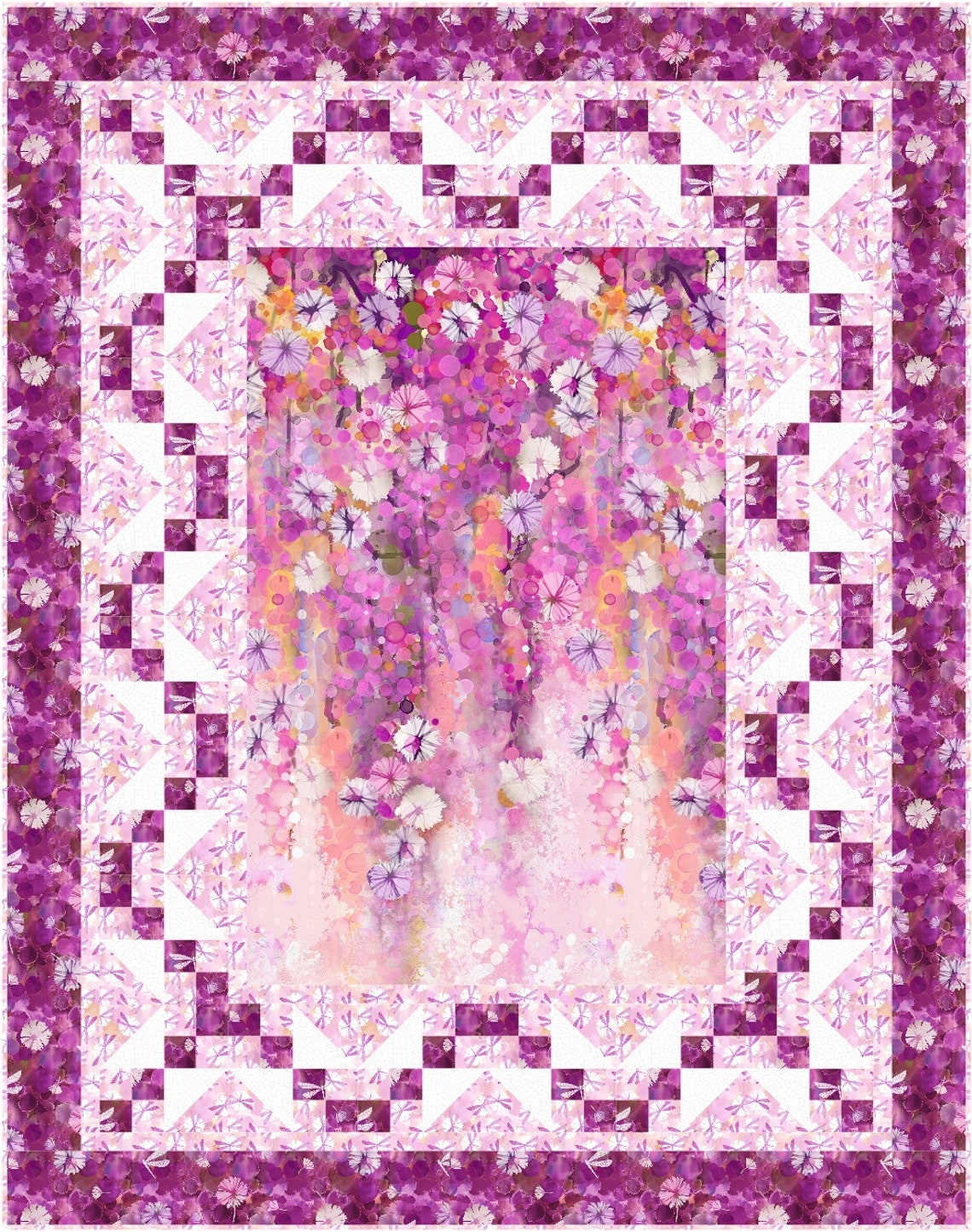 PVQ020 Chain of Geese Quilt PATTERN ONLY Etsy