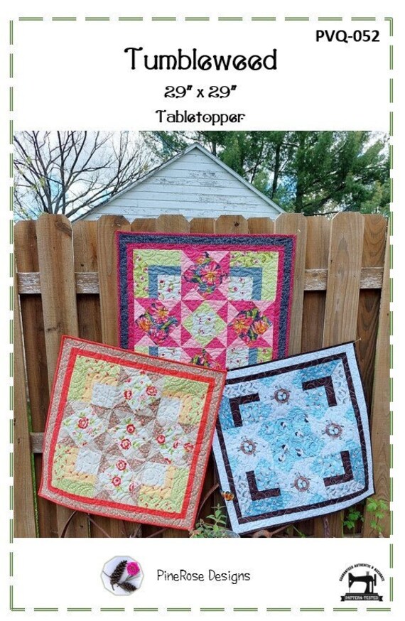 PVQ052 Tumbleweed Digital Quilt Pattern Etsy