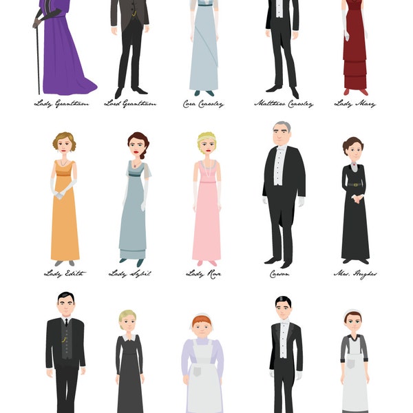 15 Downton Abbey Characters