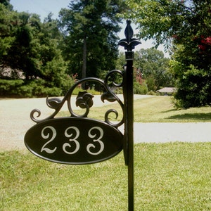 Park Ave Yard Sign - 58" post