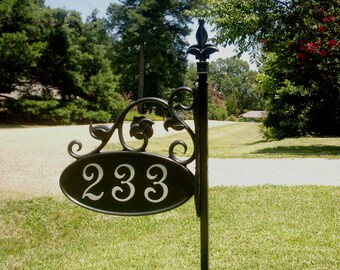 Park Ave Yard Sign - 58&quot; post