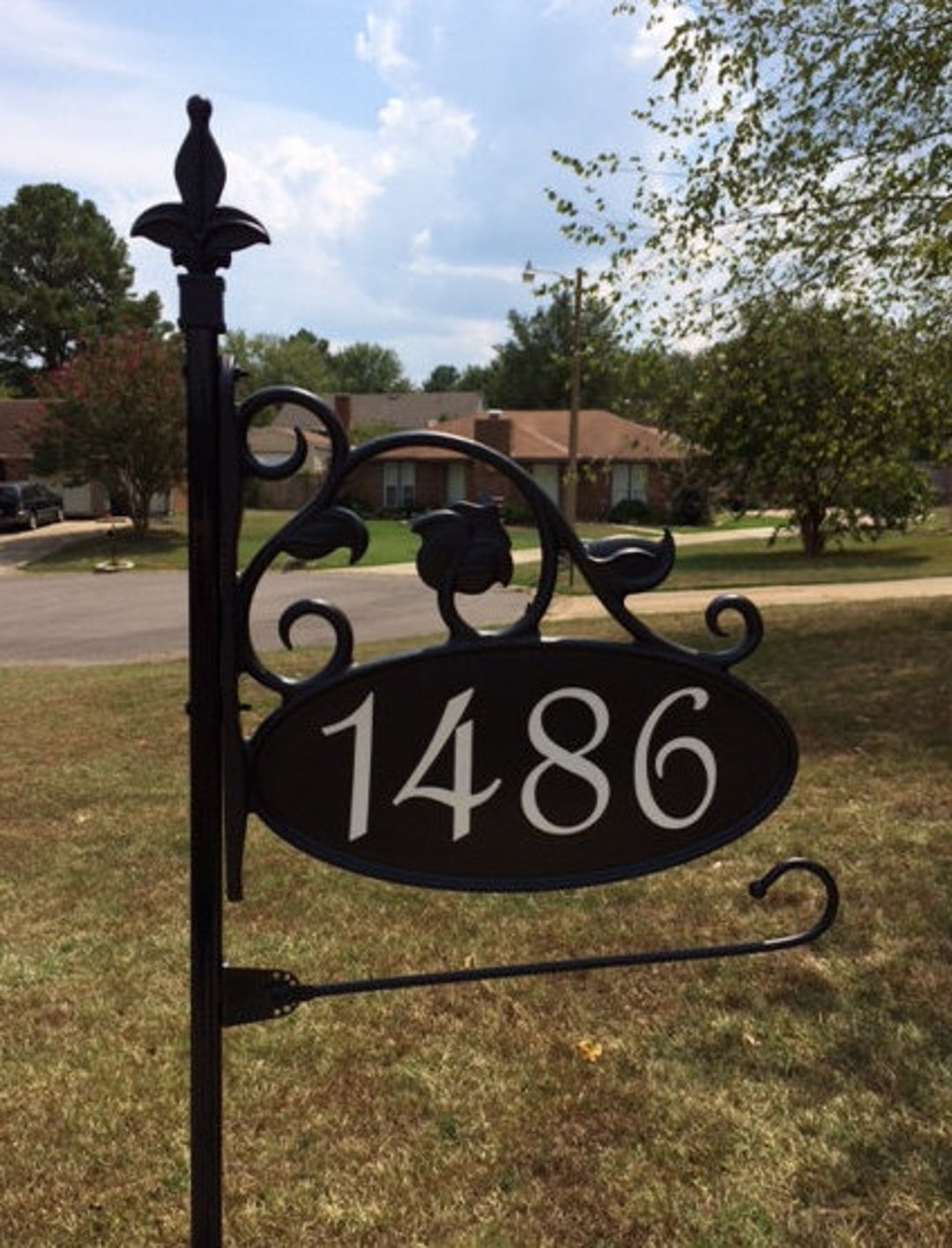 Park Ave Address Yard Sign 58