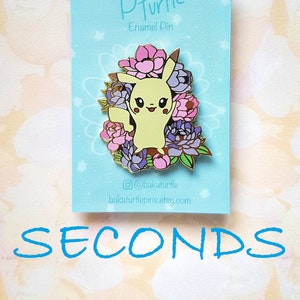 Second Grade - Pikachu Pocket Monster Pastel Hard Enamel Pin - 1.75&quot;