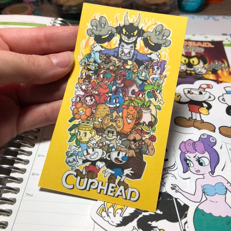Cuphead Diecuts Planner Stickers & Accessories 4 Erin Etsy
