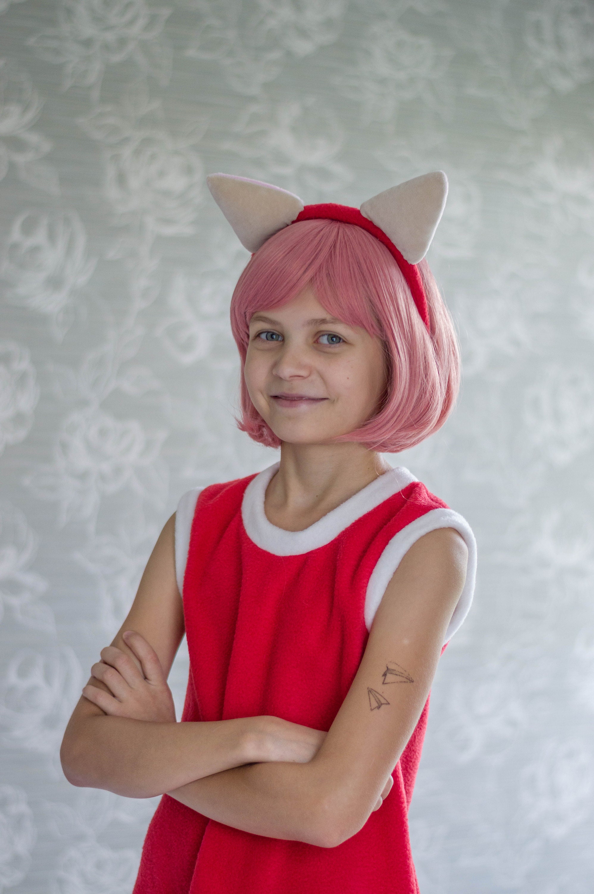 Amy Rose inspired costume hedgehog Sonic outfit Costume for Etsy